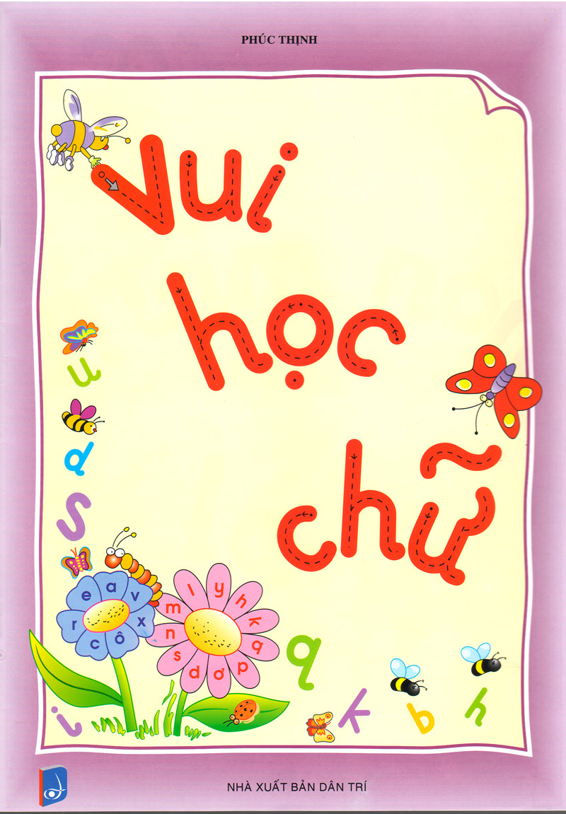Sách Vui học chữ tiếng Việt (NXB Dân Trí)